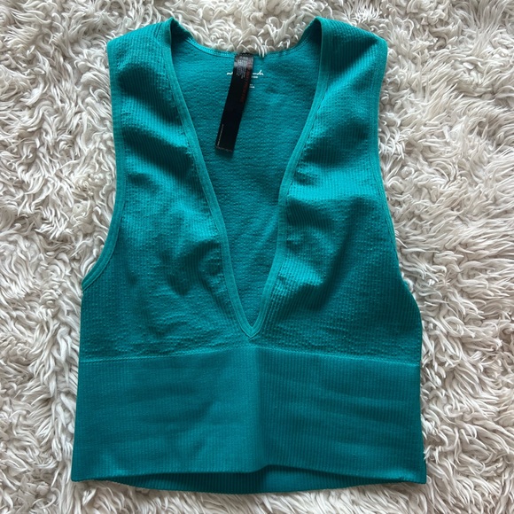 Urban Outfitters Tops - Turquoise Urban Outfitters Plunge Top